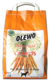 Dehydrated Carrots – Dog 5.5 lbs