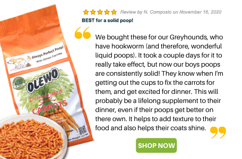testimonial carrots for dogs